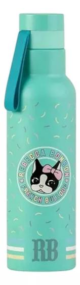 Imagem de Garrafa Térmica Inox 500ml Rebecca Bonbon Tampa Com Alça - Clio style