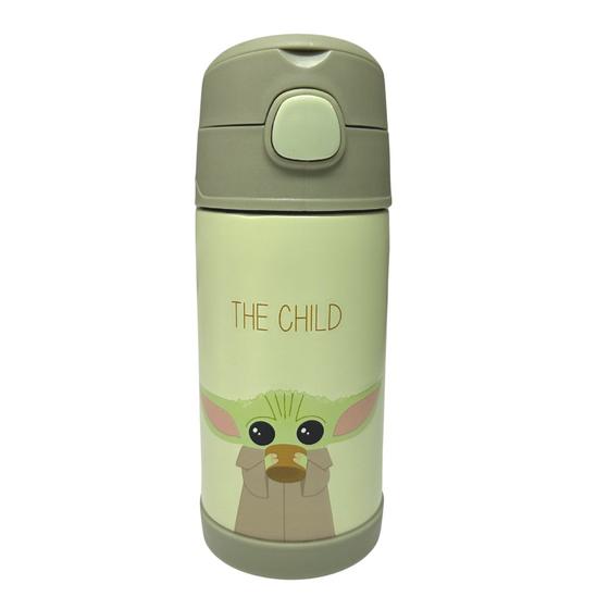 Garrafa Térmica Inox CLICK Com Canudo BABY YODA ZC Menor preço em Garrafa Térmica Inox CLICK Com Canudo BABY YODA ZC