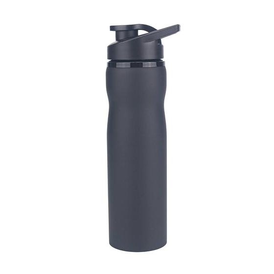 Imagem de Garrafa Térmica Inox Esporte Quente Fria Isolamento Térmico com Tampa Preto 750ml - Wellmix