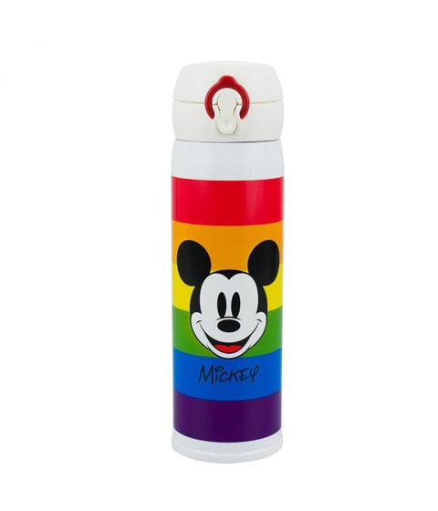 Imagem de Garrafa Térmica Inox Mickey Arco-Íris 400ml - Disney