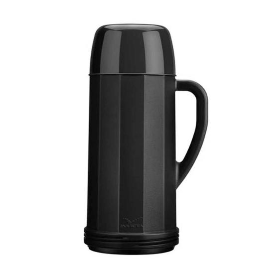 Imagem de Garrafa Térmica Invicta Eureka Rolha 750ml - Preto