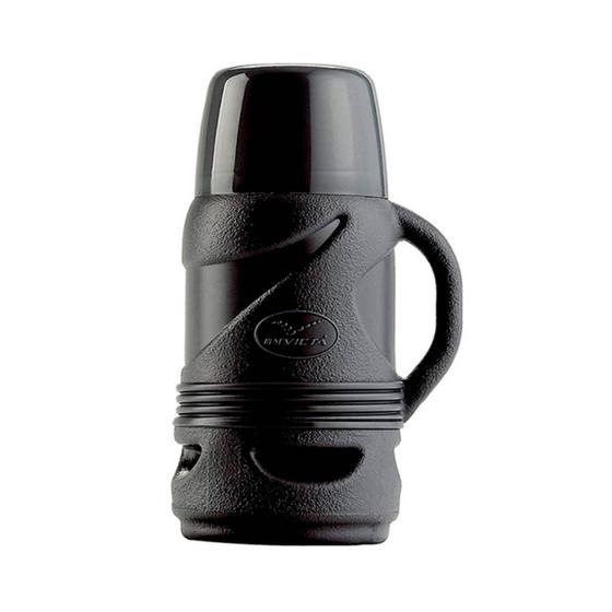 Imagem de Garrafa Térmica Lider Com Alça 500ml Água Chá Café Preto - Invicta