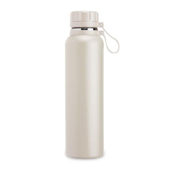 Garrafa Térmica Mantem Gelado Quente Inox Suco Água - Branco Menor preço em Garrafa Térmica Mantem Gelado Quente Inox Suco Água - Branco