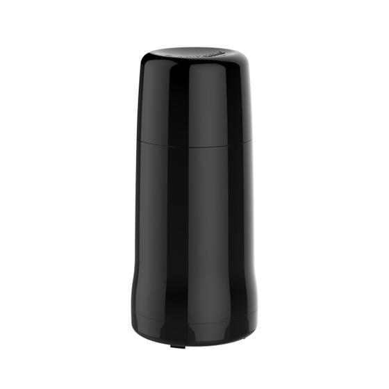 Imagem de Garrafa Térmica Mini 250ml Onix Compacta Portátil Servir Café Chá Água Soprano - Preto