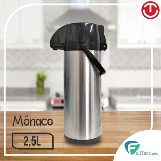 Imagem de Garrafa Térmica Mônaco 2,5 Litros Unitermi Chá Café Leite