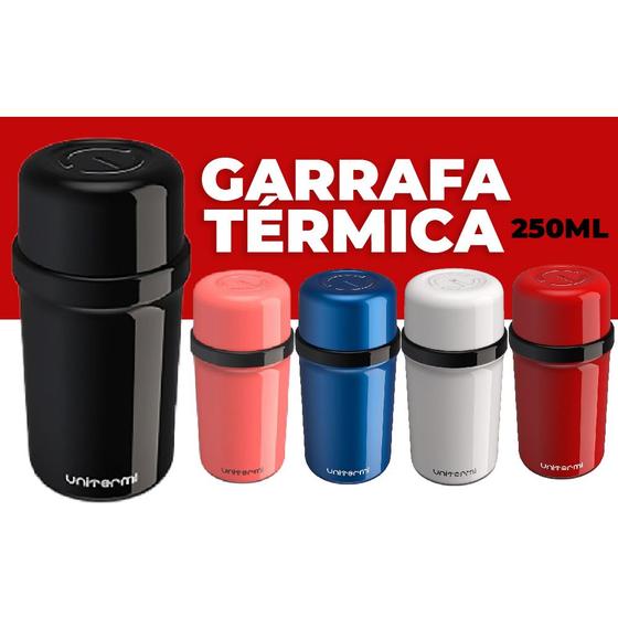 Imagem de Garrafa Térmica para Café Chá Água Leite 250ml Unitermi