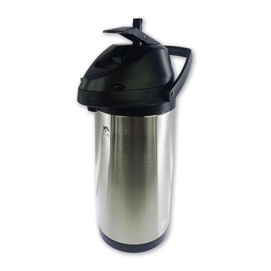 Imagem de Garrafa Térmica Para Tereré Aço Inox Com Alavanca - 5L