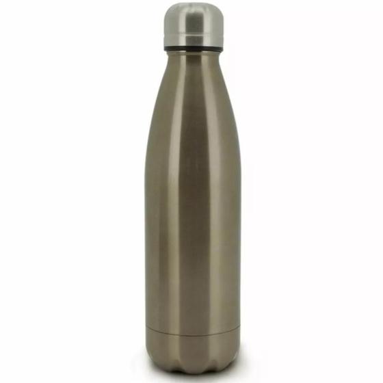 Imagem de Garrafa Térmica Parede Dupla Camping Academia 500Ml Bronze