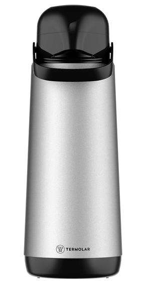 Garrafa Térmica Pressão 1,8L Inox Lumina Termolar Menor preço em Garrafa Térmica Pressão 1,8L Inox Lumina Termolar