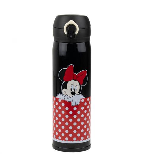 Imagem de Garrafa Térmica Preta Minnie 400ml Disney