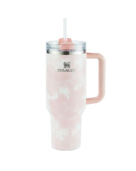 Imagem de Garrafa Térmica Quencher Tie Dye Peach 1,18L Stanley Rosê