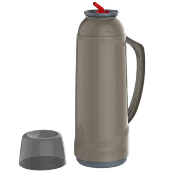 Imagem de Garrafa Térmica Soprano Cristal 1litro com bico