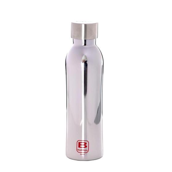 Imagem de Garrafa Térmica Squeeze Academia 500Ml Prata Twin Bugatti