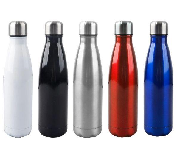 Garrafa Térmica Squeeze Camping Academia Inox 500ml A Vacuo Menor preço em Garrafa Térmica Squeeze Camping Academia Inox 500ml A Vacuo
