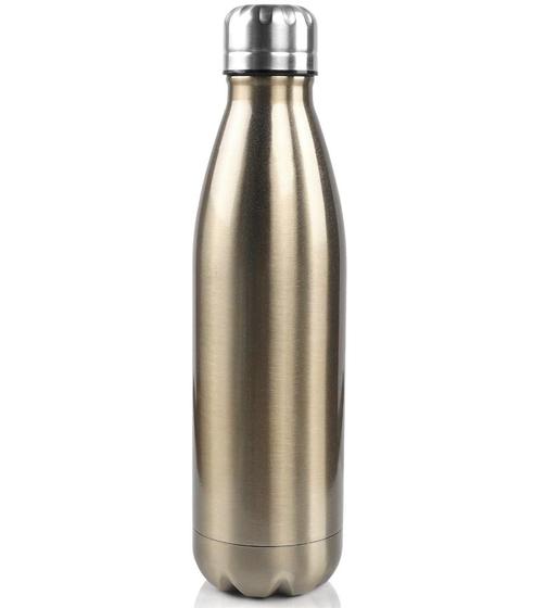 Garrafa Térmica Squeeze Parede Dupla Aço Inox 500 Ml - Mimo Style ...