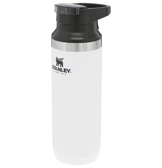 Garrafa térmica Stanley 473 ML branca Menor preço em Garrafa térmica Stanley 473 ML branca