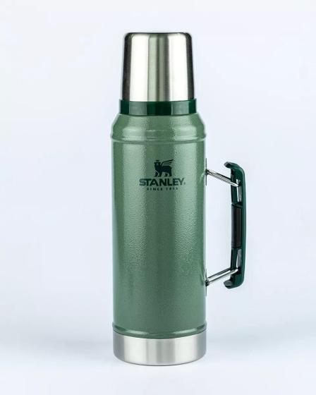 Imagem de Garrafa termica stanley classic 8072 hammertone green 950ml