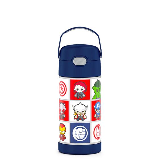 Garrafa Térmica Thermos Funtainer Infantil 12 horas gelada Garrafa