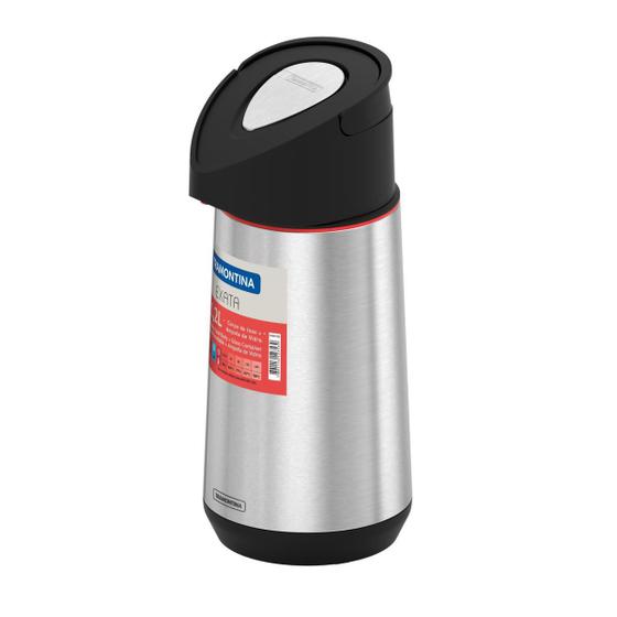 Garrafa Térmica Tramontina Exata Inox 1,2L Para Café E Chá Menor preço em Garrafa Térmica Tramontina Exata Inox 1,2L Para Café E Chá