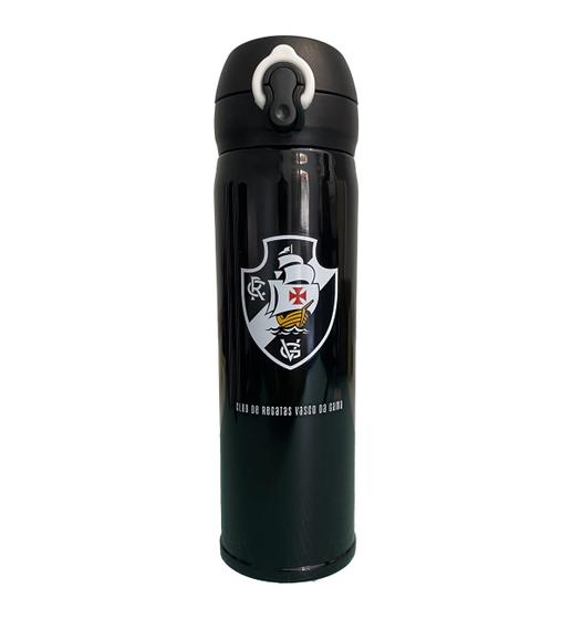 Imagem de Garrafa Termica Vasco da Gama Squeeze Aço Inox Para Agua Cafe