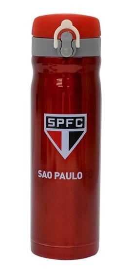 Imagem de Garrafa Térmica Vermelha São Paulo Fc Oficial 450ml - Spfc