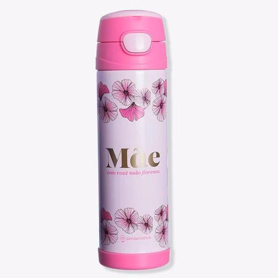 Imagem de Garrafa Top Handle Mãe Floral 500ml 10072928 - ZonaCriativa