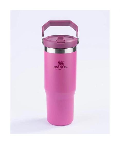 Garrafa Tumbler Térmico Stanley Flip Straw Azalea 887ML Menor preço em Garrafa Tumbler Térmico Stanley Flip Straw Azalea 887ML