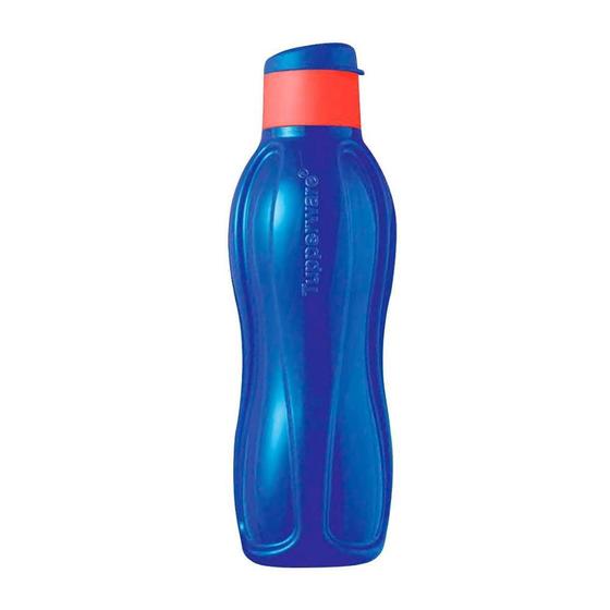 Imagem de Garrafa Tupperware Eco Tupper Plus 1 litro Azul Neon Squeeze