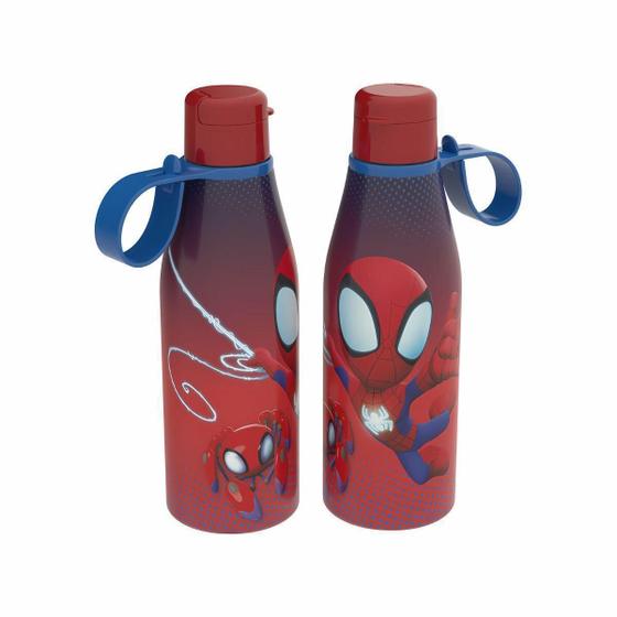 Imagem de Garrafinha Agua Infantil Escolar 530Ml Personagens Heróis