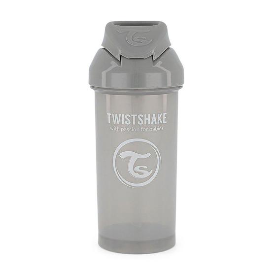 Imagem de Garrafinha com canudo 360 ml Cinza Twistshake