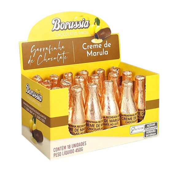 Imagem de Garrafinha Creme de Marula com 18 unidades Borússia Chocolates