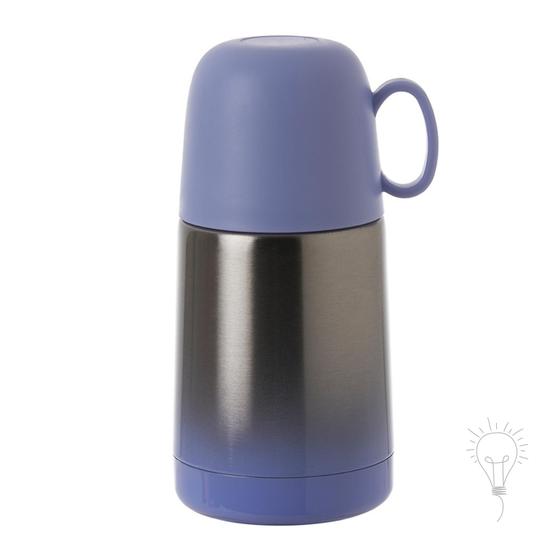 Imagem de Garrafinha De Água Café Térmica Pequena Inox 250ml Squeeze - Preto