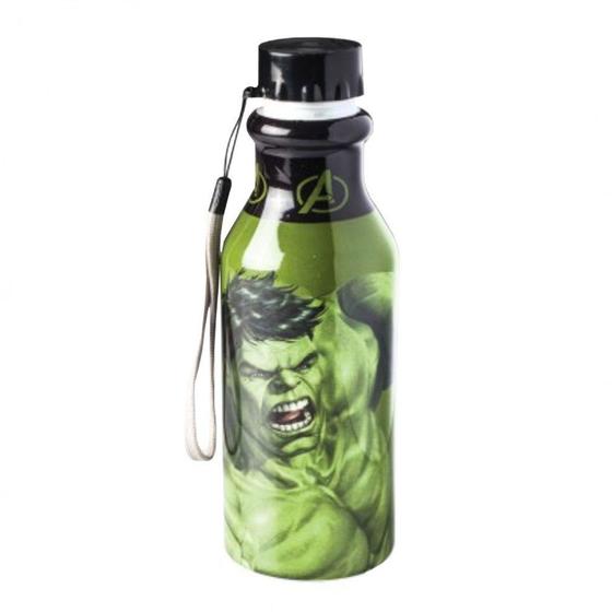 Imagem de Garrafinha de Plástico Hulk Tampa Rosca - 500ml - Plasutil