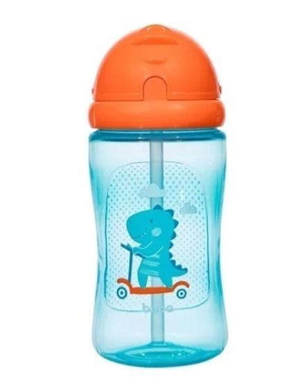 Imagem de Garrafinha Dino Patinete 400ml Azul Buba