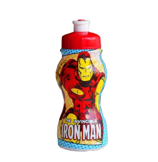 Imagem de Garrafinha Dos Vingadores Marvel Pláduran Infanil 250 Ml Iron Man