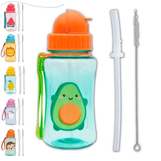 Imagem de Garrafinha Infantil 400 Ml Buba Canudo Extra Reposição