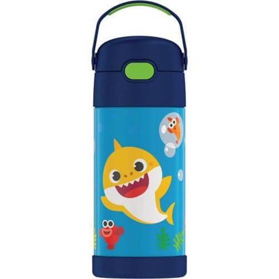 Imagem de Garrafinha Térmica Thermos Baby Shark Original Importada