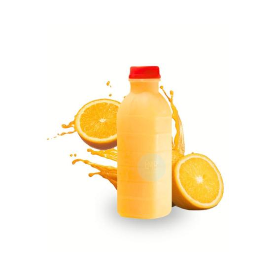 Imagem de Garrafinhas Para Vitamina 300ml Tampa Laranja 100 Unidades