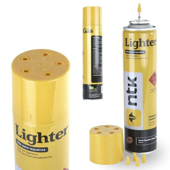 Imagem de Gas para Isqueiros Lighter Gas Ntk 300 Ml Gas Butano  Nautika 