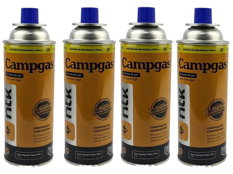 Imagem de Gás para Maçarico Butano, Propano 227g Refil Nautika - CAMPGAS