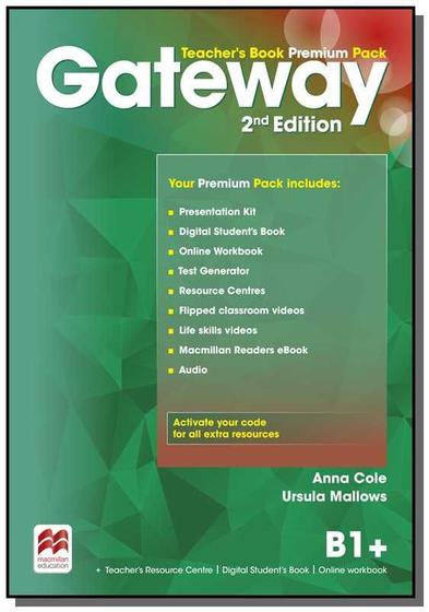 Imagem de Gateway 2nd edition b1+ teachers book premium pack - MACMILLAN