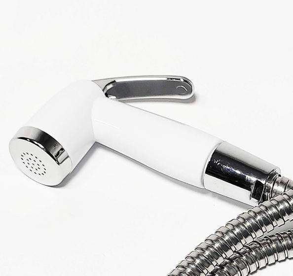 Gatilho ducha higienica chuveirinho em abs branco Menor preço em Gatilho ducha higienica chuveirinho em abs branco