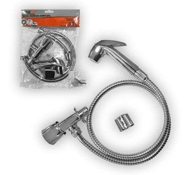 Gatilho Ducha Higiênica Completo Registro Luxo Metal Abs Cromado Lavagem Menor preço em Gatilho Ducha Higiênica Completo Registro Luxo Metal Abs Cromado Lavagem