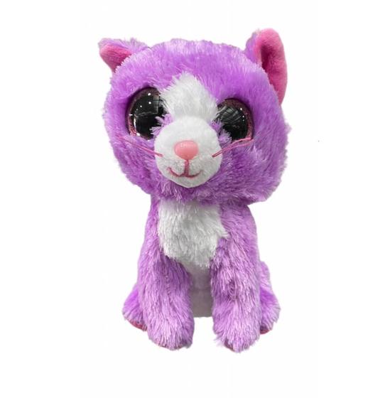 Imagem de Gatinho Lilas De Pelúcia Olhinhos - AP Toys TW-185