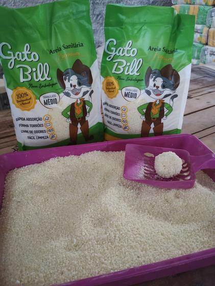 Imagem de GATO BILL - AREIA SANITÁRIA BIODEGRADÁVEL (2kg)