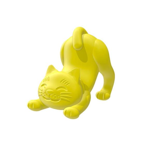 Imagem de Gato Da Sorte Espreguiçando Pet - Verde