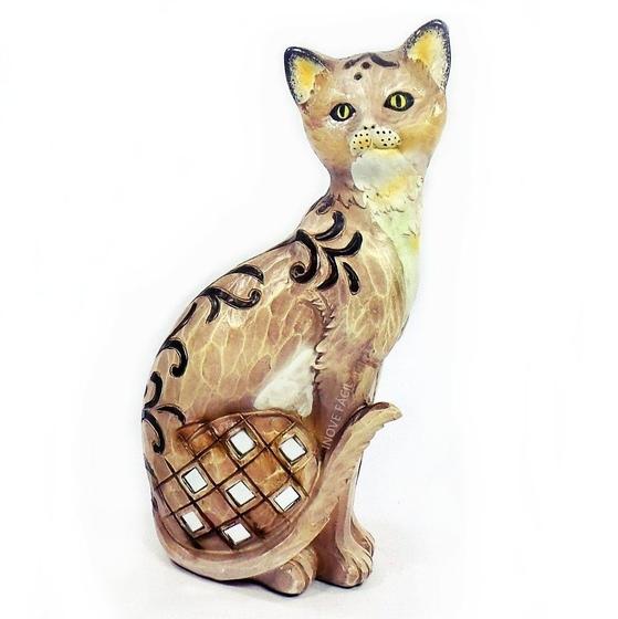 Imagem de Gato Estatueta Decorativa Estátua Decoração Resina Premium
