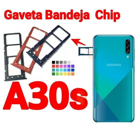 Imagem de Gaveta Bandeja Chip Compatível Galaxy A20s A30s A40s A50s