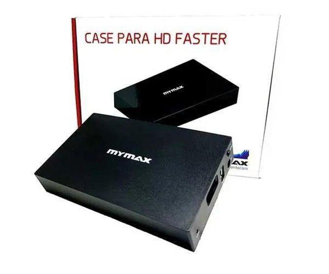 Gaveta Case HD Externo 3,5" Faster USB 3.0 Preto MENC-X3521 - Mymax Menor preço em Gaveta Case HD Externo 3,5" Faster USB 3.0 Preto MENC-X3521 - Mymax