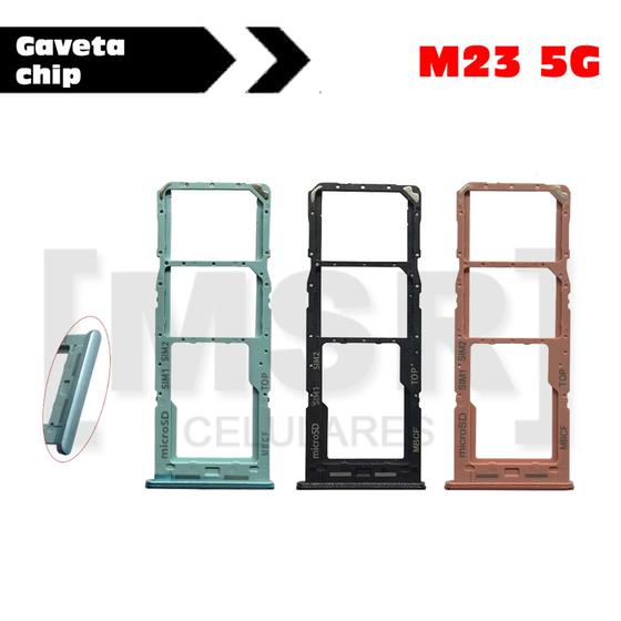 Imagem de Gaveta chip celular SAMSUNG modelo M23 5G